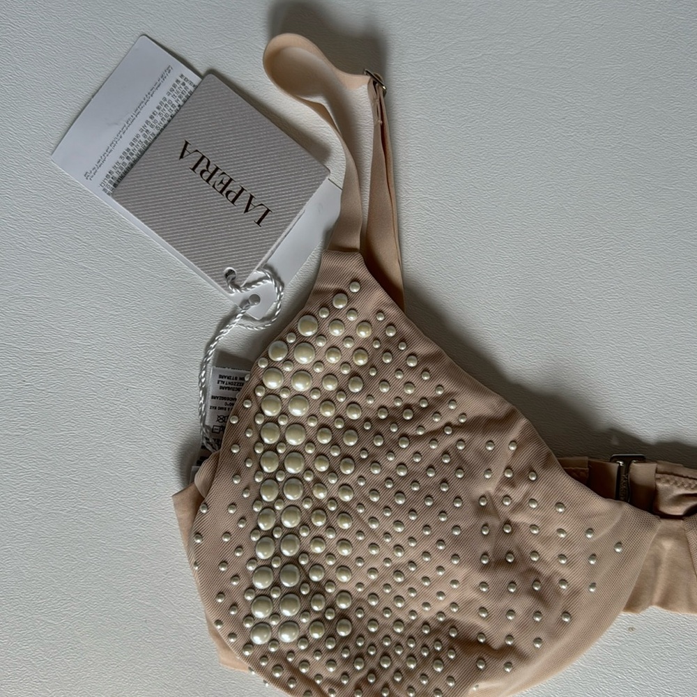La Perla Nude Pearl Bikini TOP 38C - Picture 4 of 6
